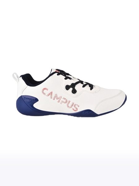 Campus Shoes | Men's White CAMP ZYLON Running Shoes 1