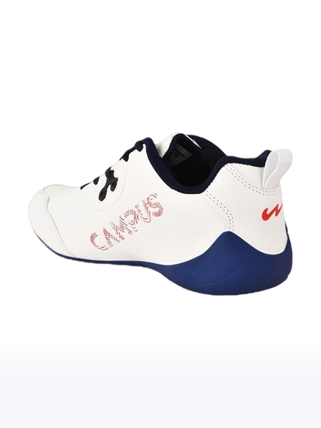 Campus Shoes | Men's White CAMP ZYLON Running Shoes 2