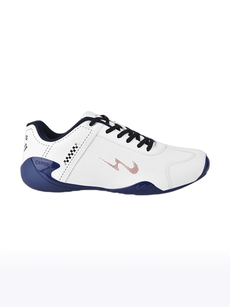 Campus Shoes | Men's White CAMP TURBO Running Shoes 1