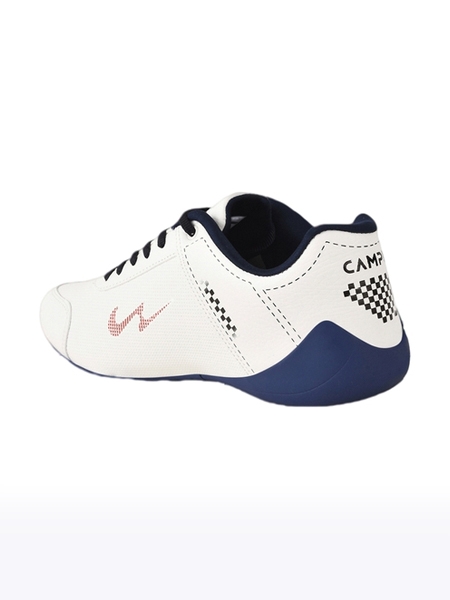 Campus Shoes | Men's White CAMP TURBO Running Shoes 2