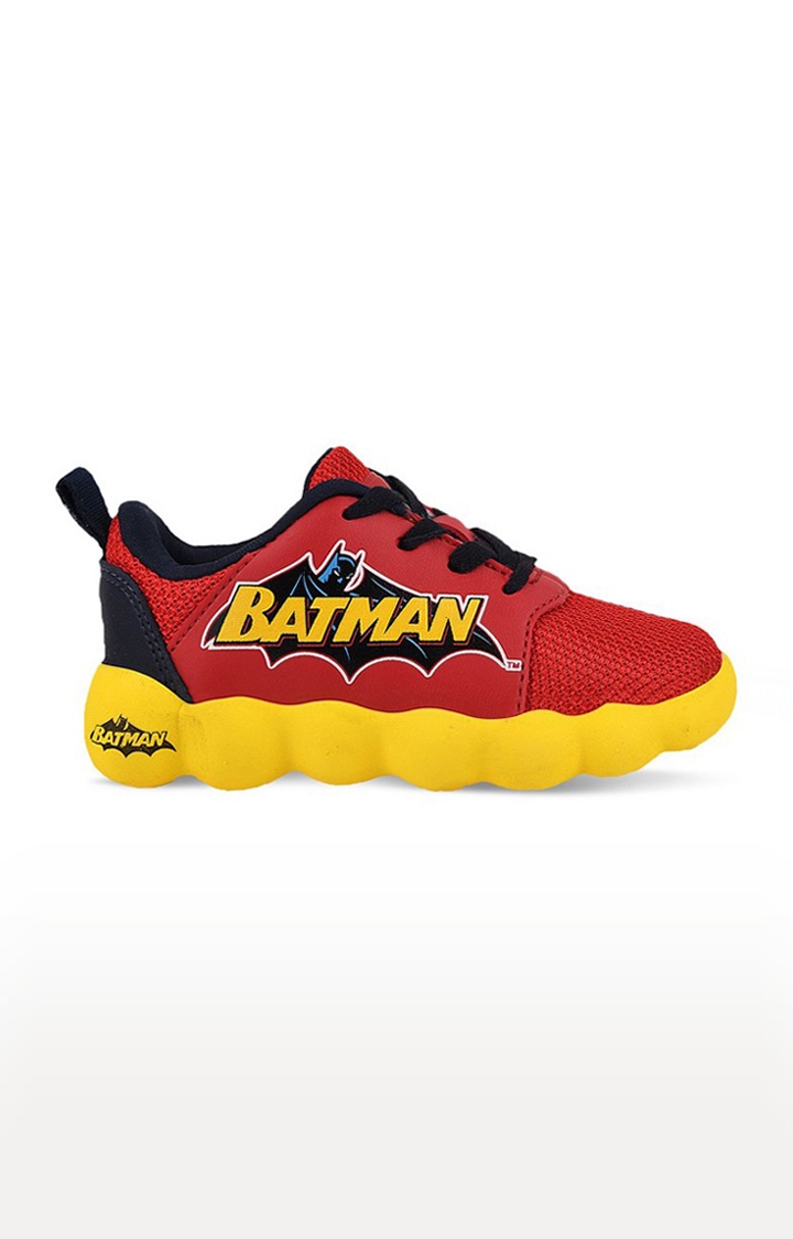 Campus Shoes | Boys Camp Red Mesh Running Shoes 1