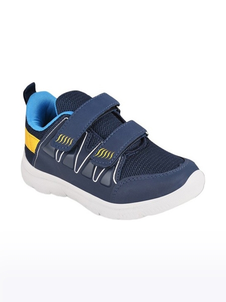 Campus Shoes | Boys Blue RYME JR V Running Shoes 0