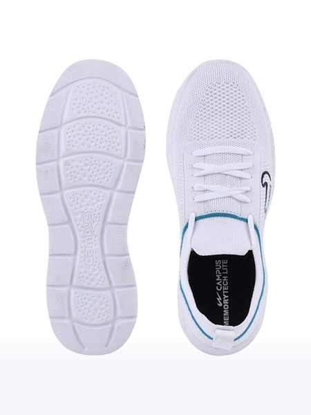 Campus Shoes | Women's White CAMP BENCY Running Shoes 3