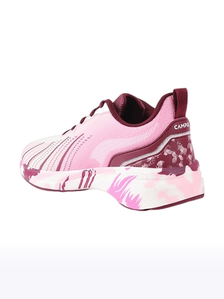Campus Shoes | Women's Pink CAMP STREAK Running Shoes 1