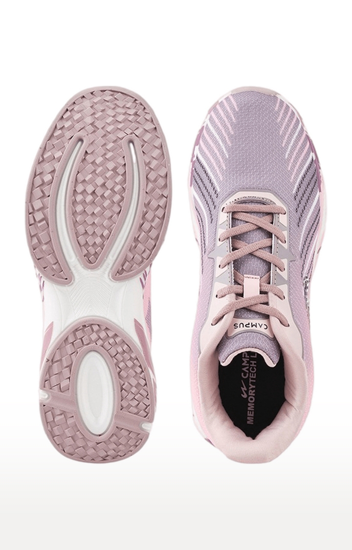 Campus Shoes | Women's Purple Mesh Running Shoes 3