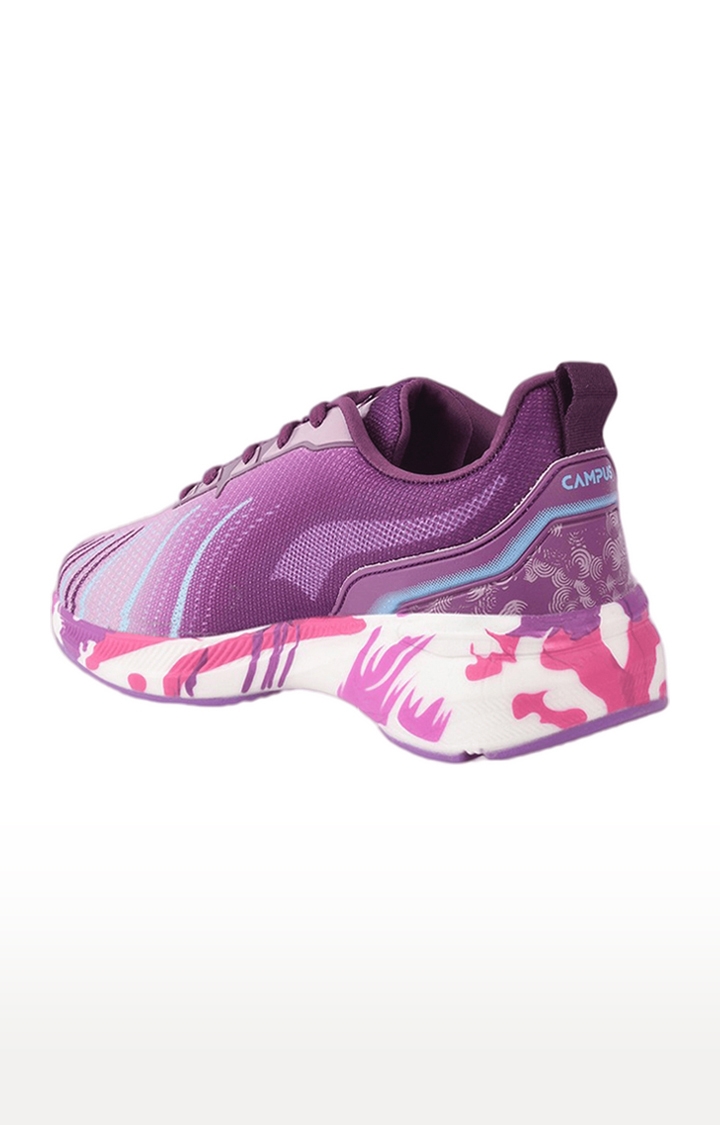 Campus Shoes | Women's  Purple Mesh Running Shoes 2