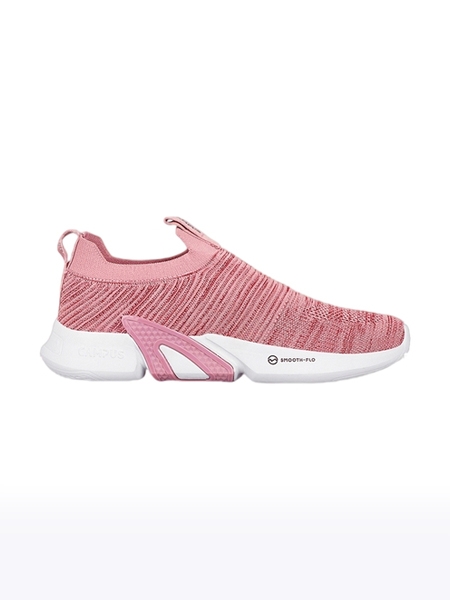 Campus Shoes | Women's Pink ALURA Casual Slip ons 1