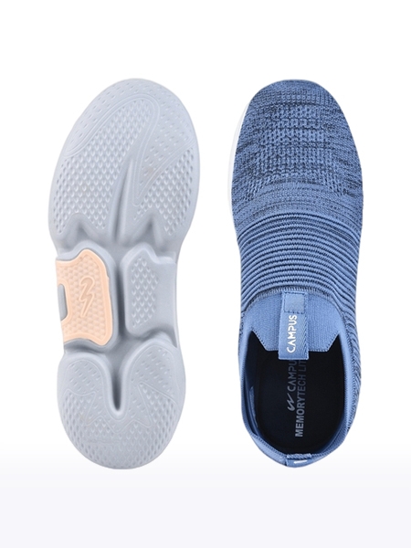 Campus Shoes | Women's Blue ALURA Casual Slip ons 3