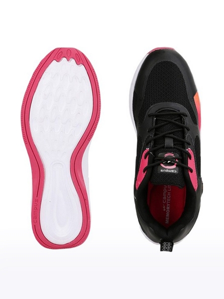 Campus Shoes | Women's Black HELLEN Running Shoes 3