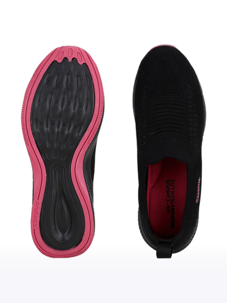 Women's Black ANNIE Casual Slip ons