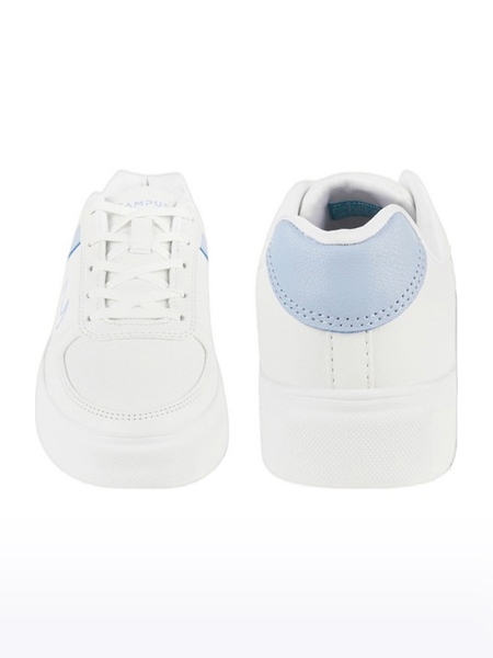 Campus Shoes | Women's White CAMP CLINT Sneakers 2