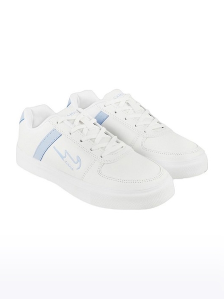 Campus Shoes | Women's White CAMP CLINT Sneakers 0