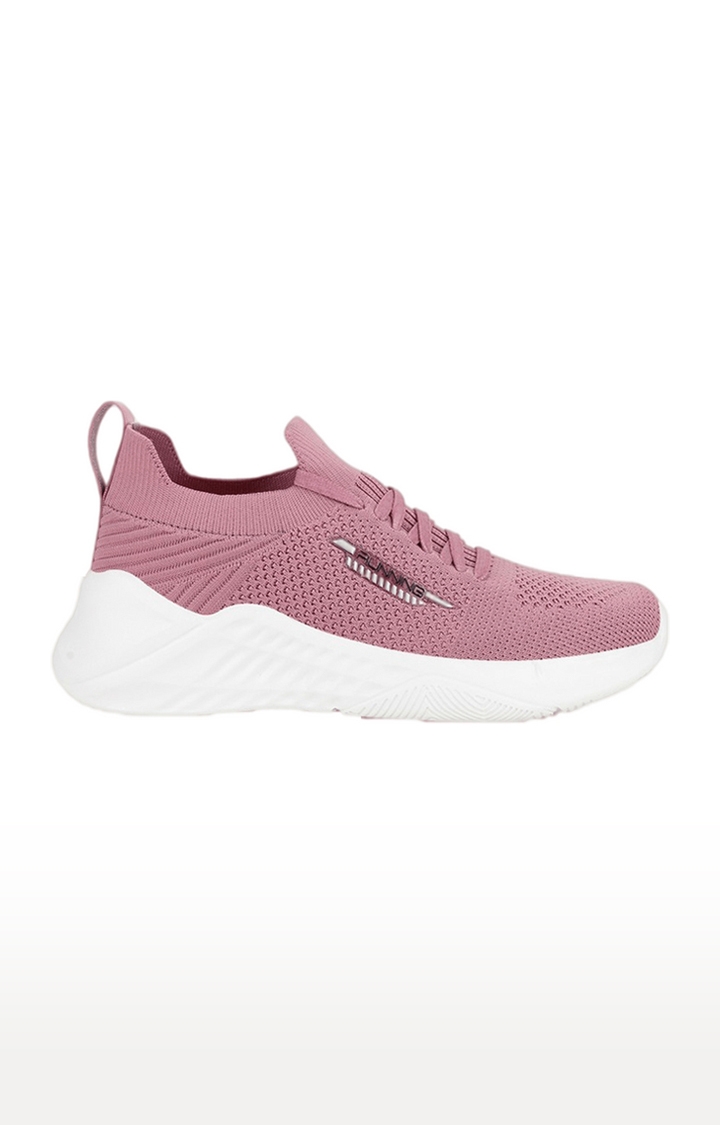 Campus Shoes | Women's Floss Pink Mesh Running Shoes 1