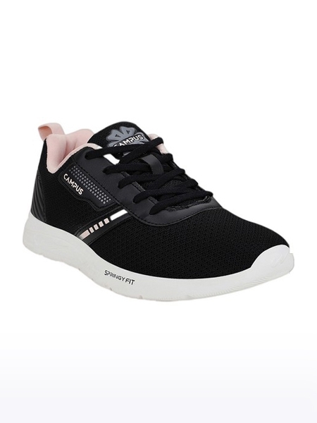 Campus Shoes | Women's Black DOLPHIN Running Shoes 0