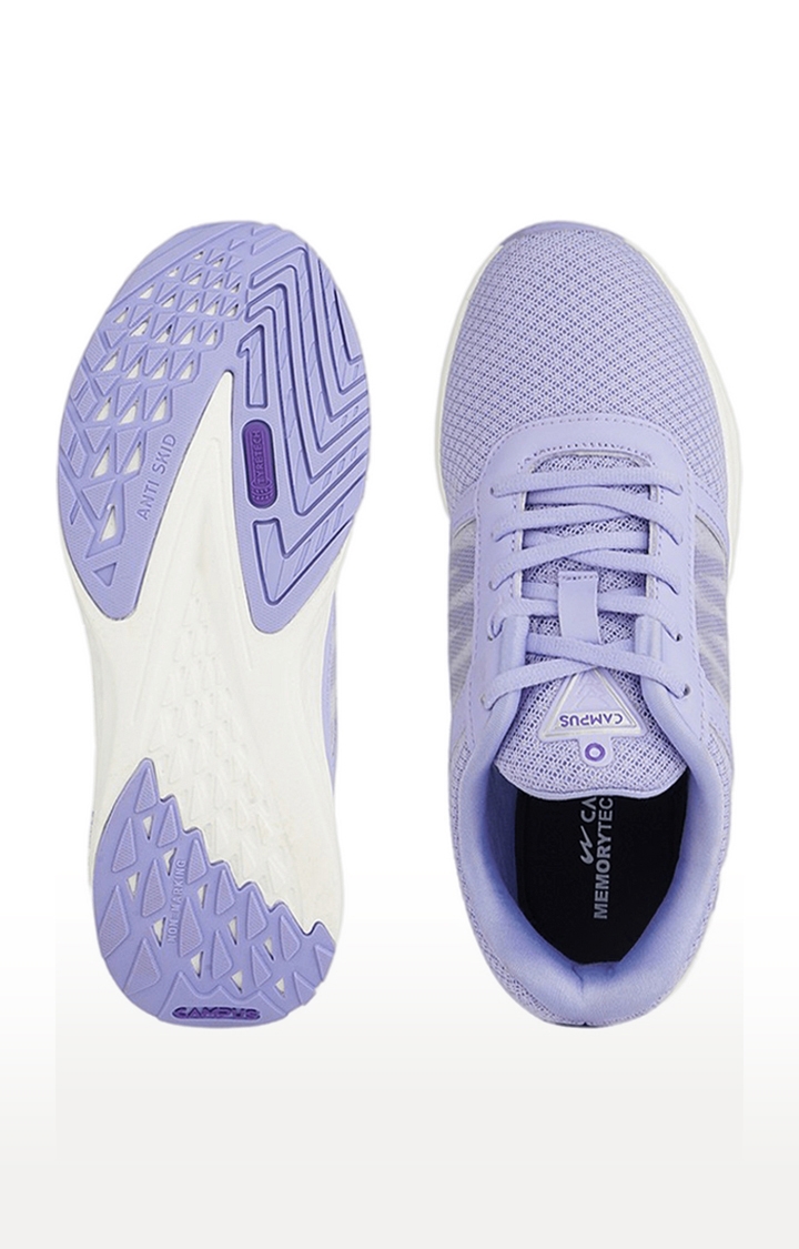 Campus Shoes | Women's MERMAID Purple Mesh Running Shoes 3