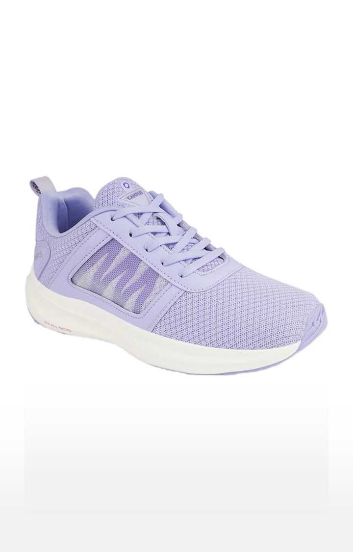 Campus Shoes | Women's MERMAID Purple Mesh Running Shoes 0