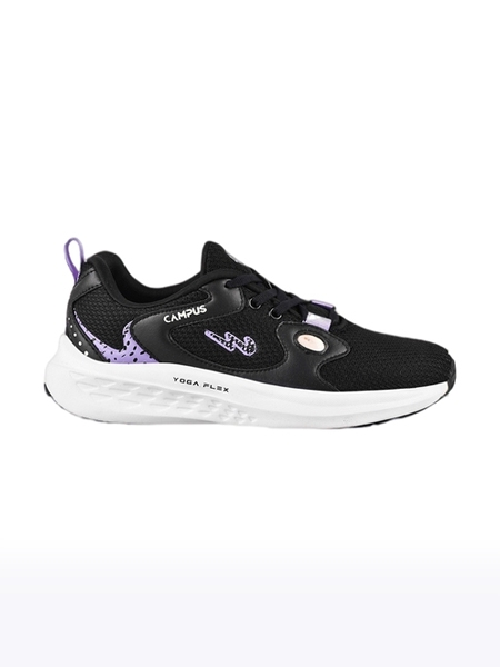 Campus Shoes | Women's Black CAMP GLITTER Running Shoes 1