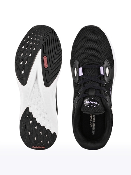 Campus Shoes | Women's Black CAMP GLITTER Running Shoes 3