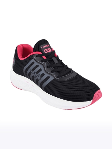 Campus Shoes | Women's Black CAMP NAAZ Running Shoes 0