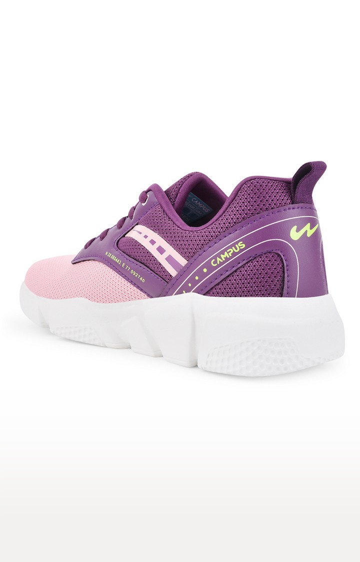 Campus Shoes | Pink And Purple Running Shoe 1