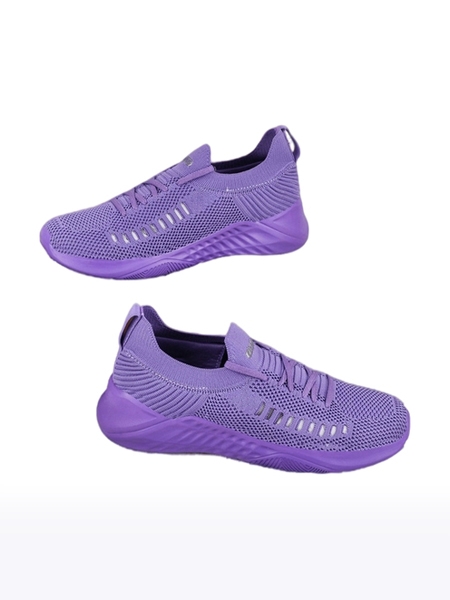 Campus Shoes | Women's Purple CAMP FLEEK Running Shoes 3