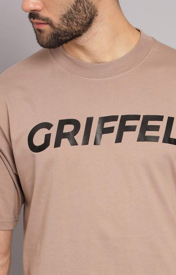 Men's Camel Typographic Tracksuits