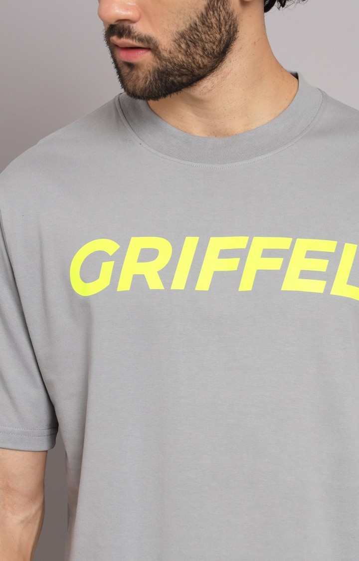 Men's Grey Printed Co-ords