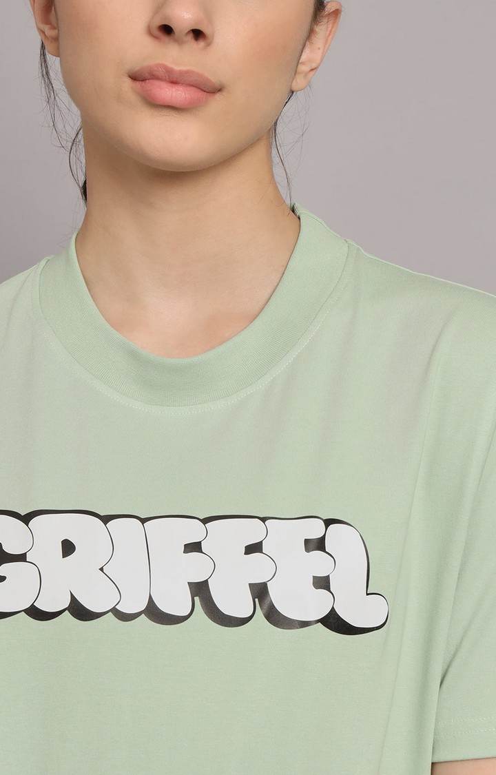 Women's Sea Green Typographic Tracksuits