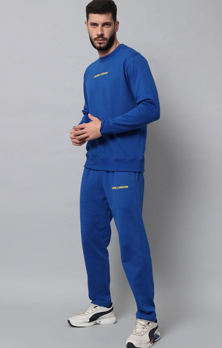 Men's Royal Solid Tracksuits