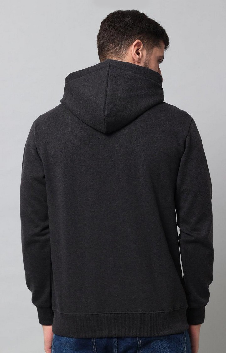 Men's Anthra Solid Hoodies