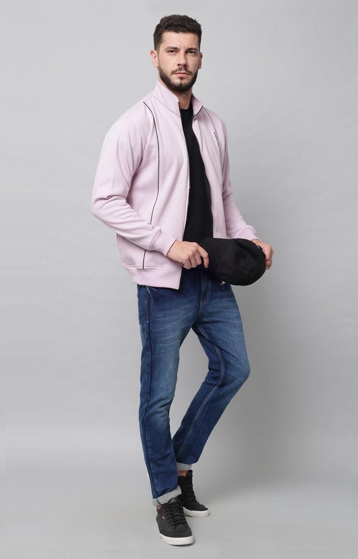 Men's Lt.Purple Solid Sweatshirts