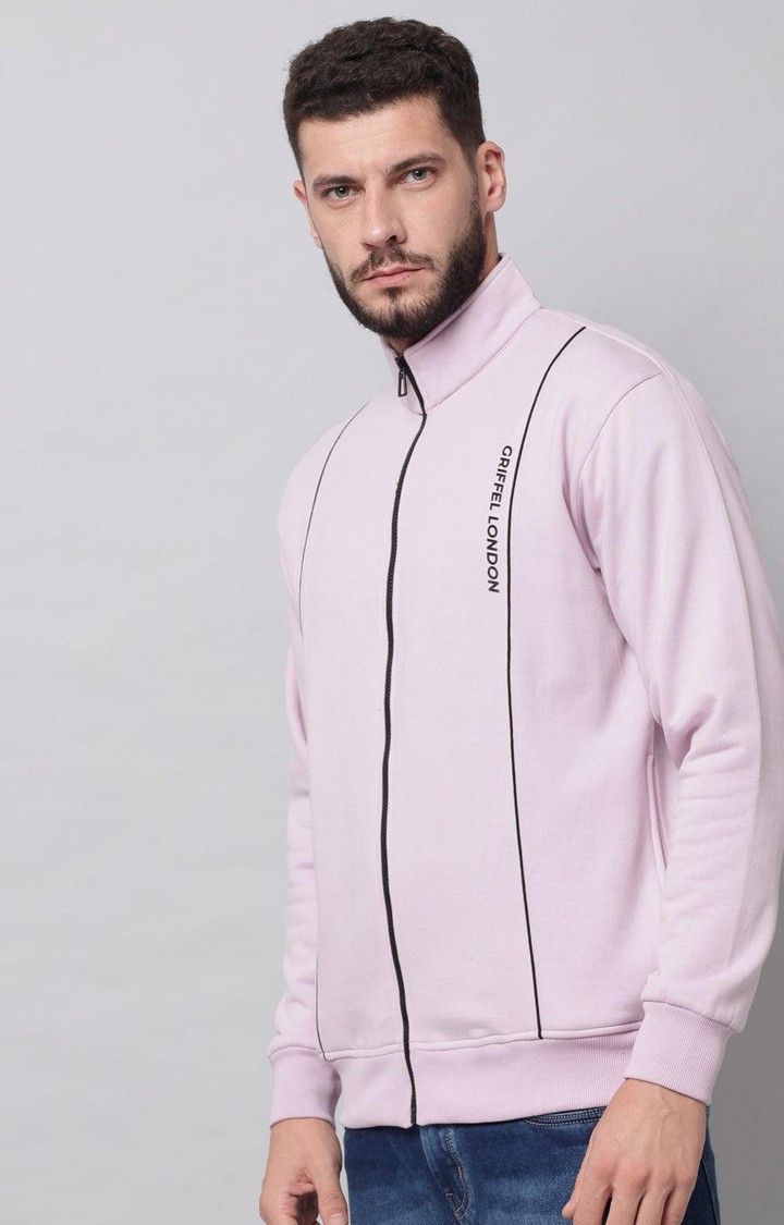 Men's Lt.Purple Solid Sweatshirts