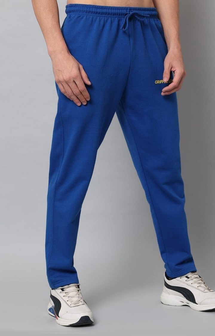 Men's Royal Solid Trackpants
