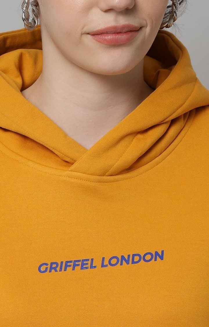 Women's Mustard Solid Tracksuits