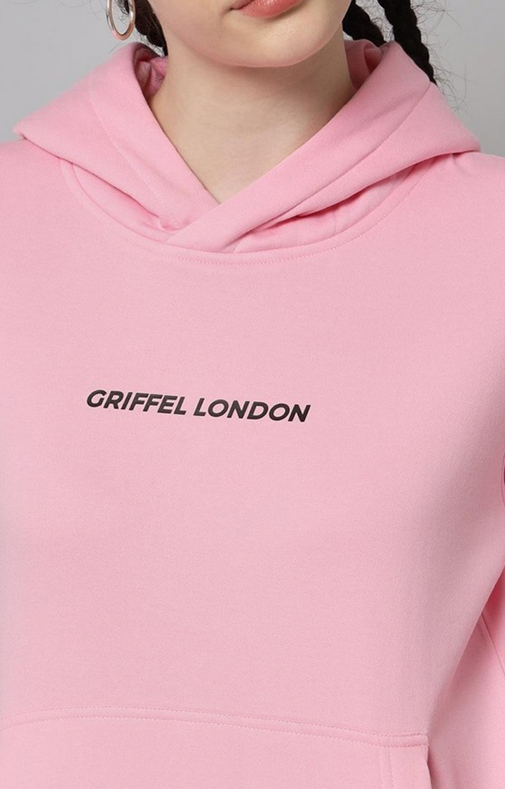 Women's Pink Solid Tracksuits