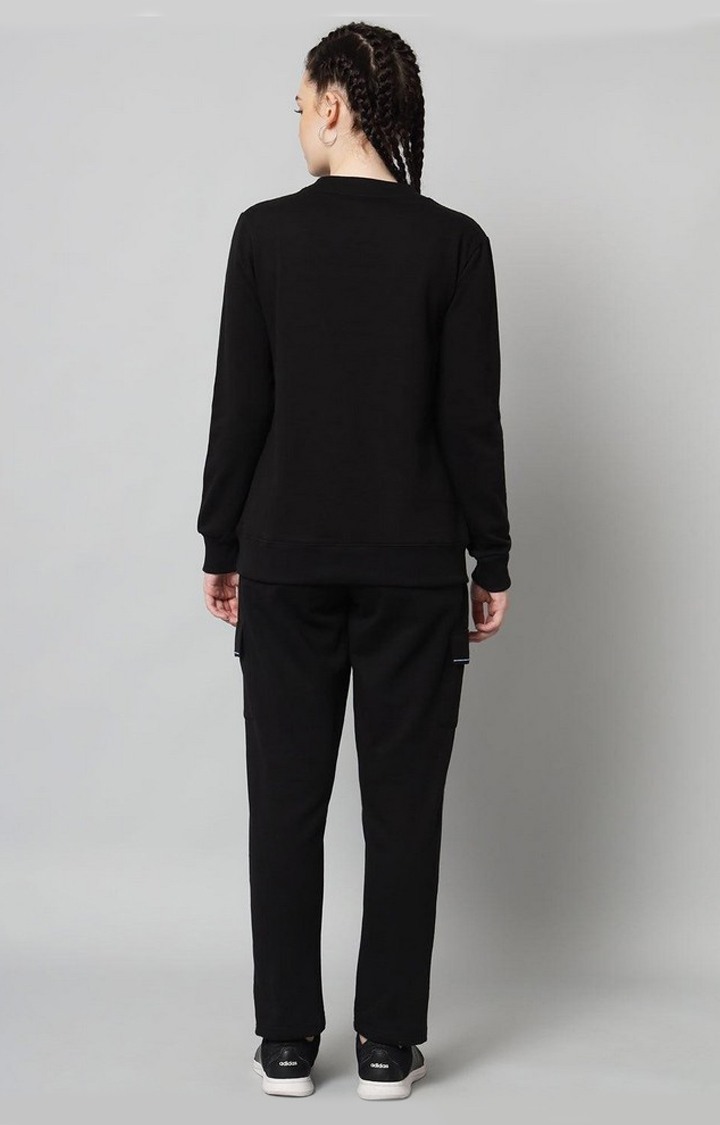 Women's Skyblk Printed Tracksuits