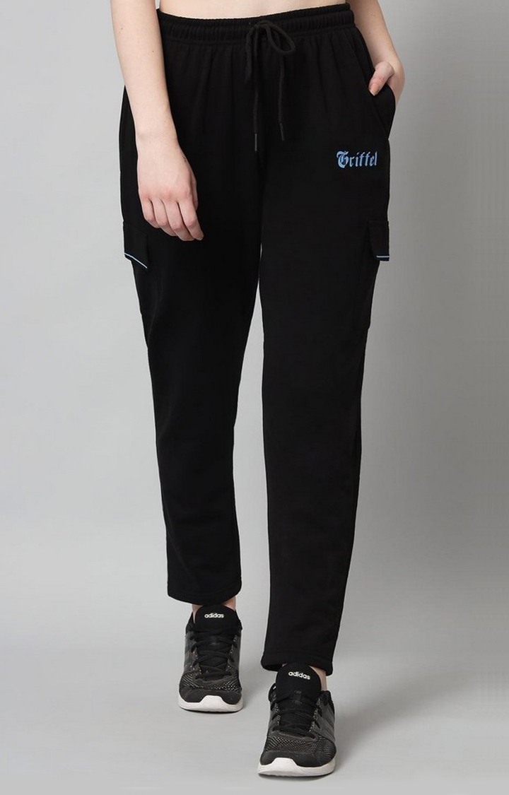 Women's Skyblk Printed Tracksuits