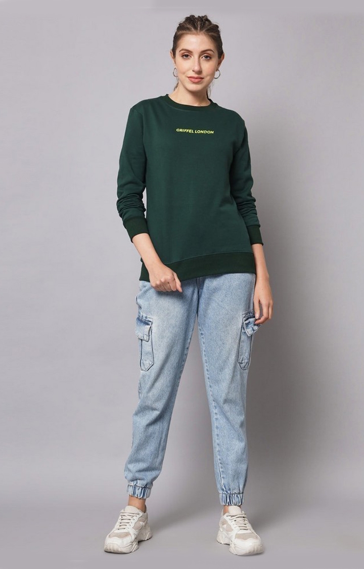 Women's B.Green Solid Sweatshirts