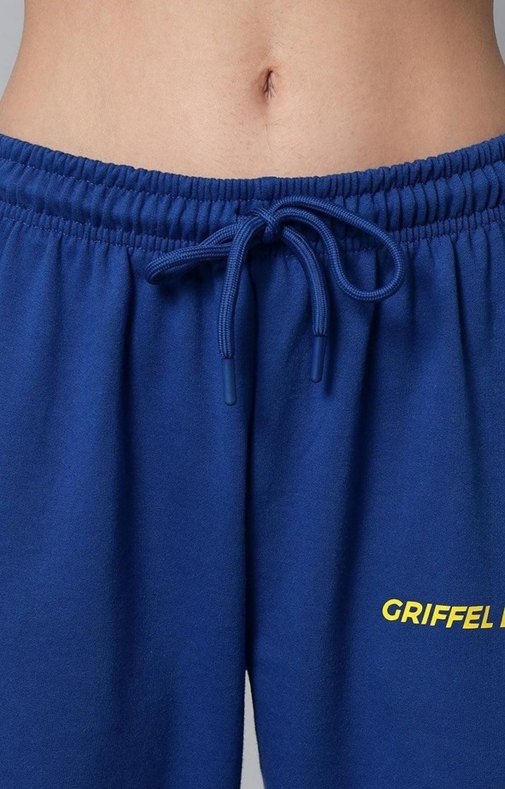 Women's Royal Solid Trackpants