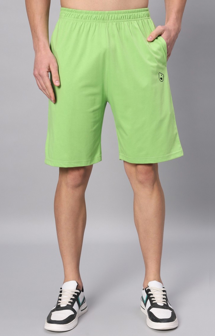 Men's Green Printed Co-ords