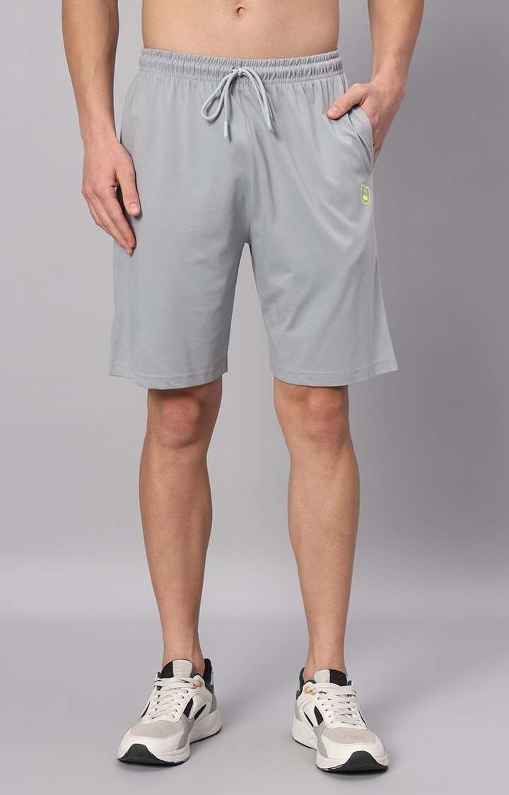 Men's Grey Printed Co-ords