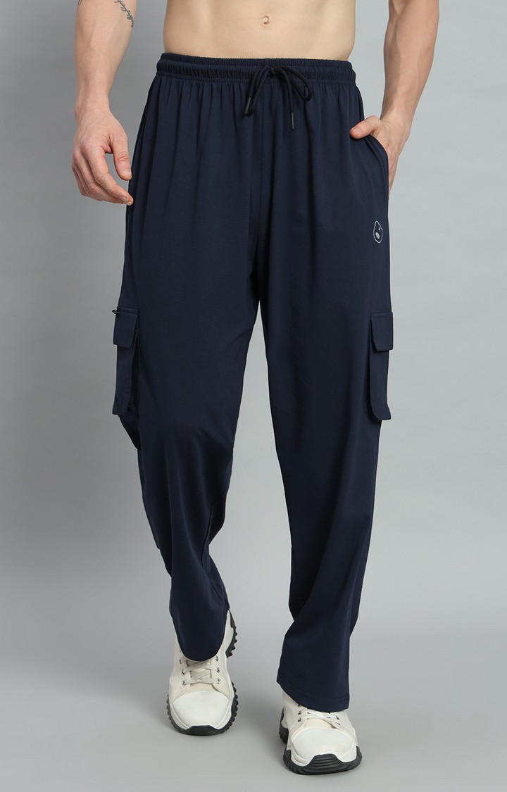 Men's Navy Printed Co-ords