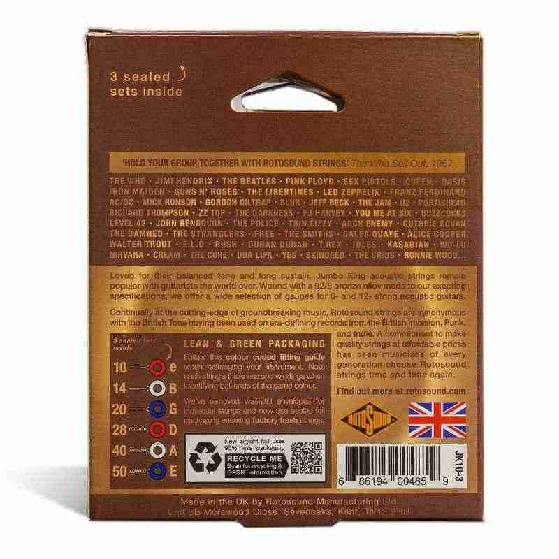 Rotosound JK10 Acoustic Guitar String 3