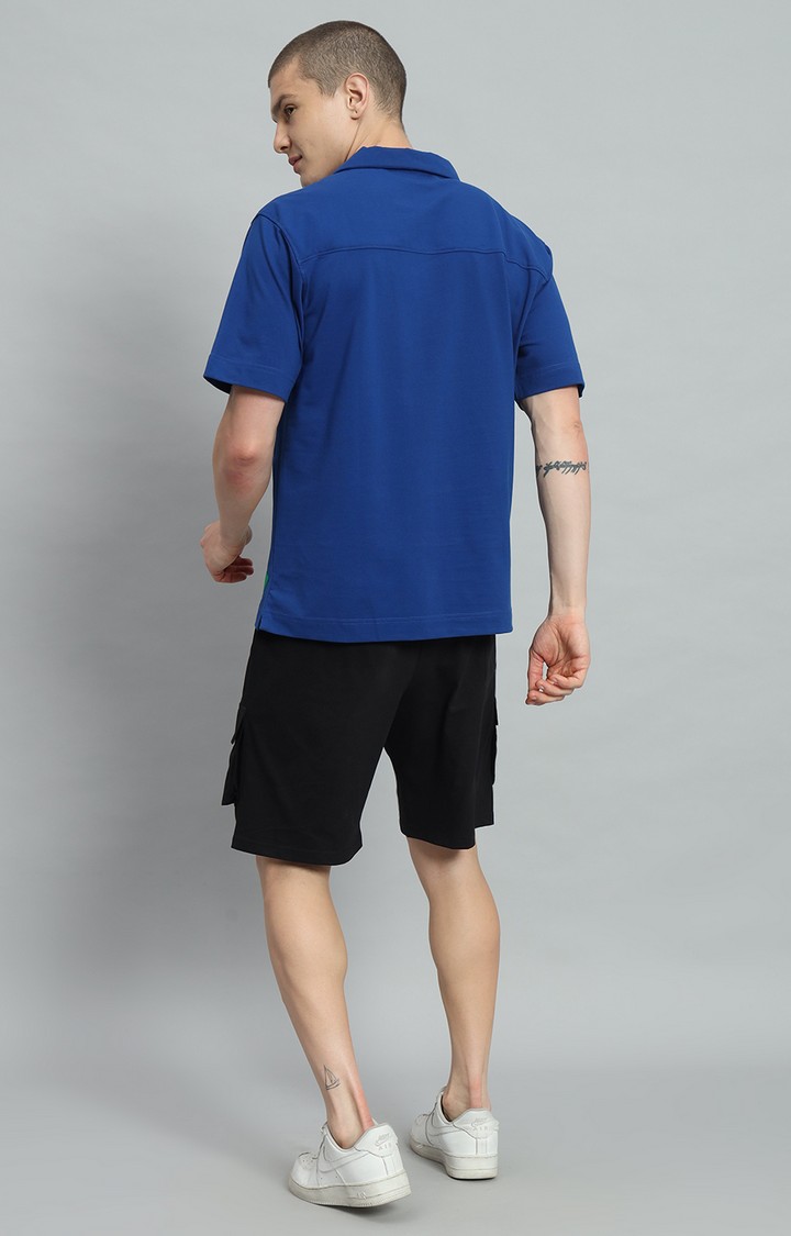 Men's Royal Printed Co-ords