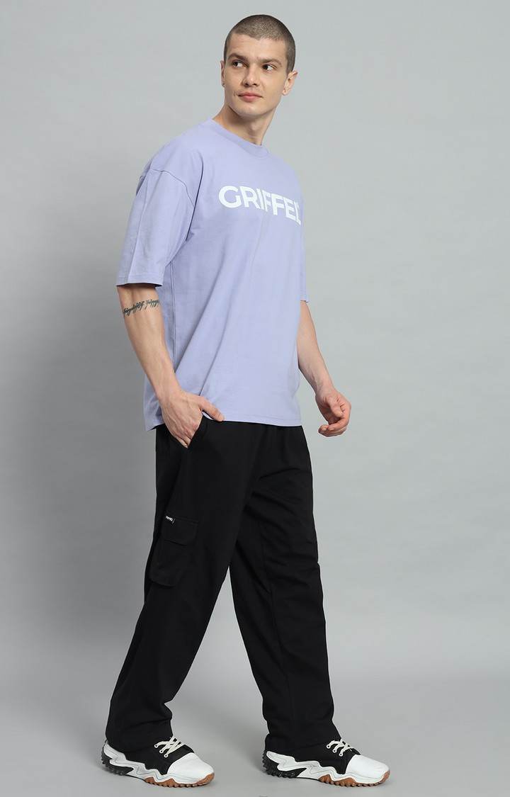 Men's Mauve Printed Co-ords