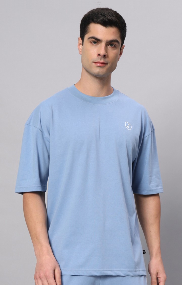GRIFFEL | Men's Multi Cotton Loose Printed   Boxy T-Shirt s