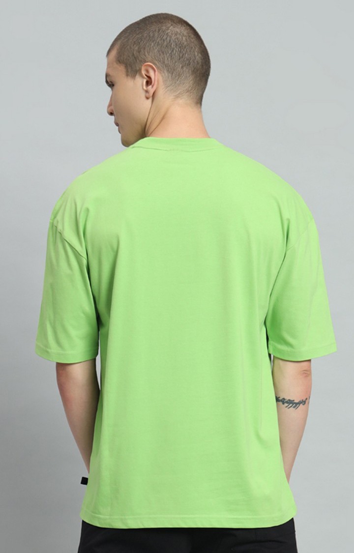 Men's Parrot Printed Oversized T-Shirts