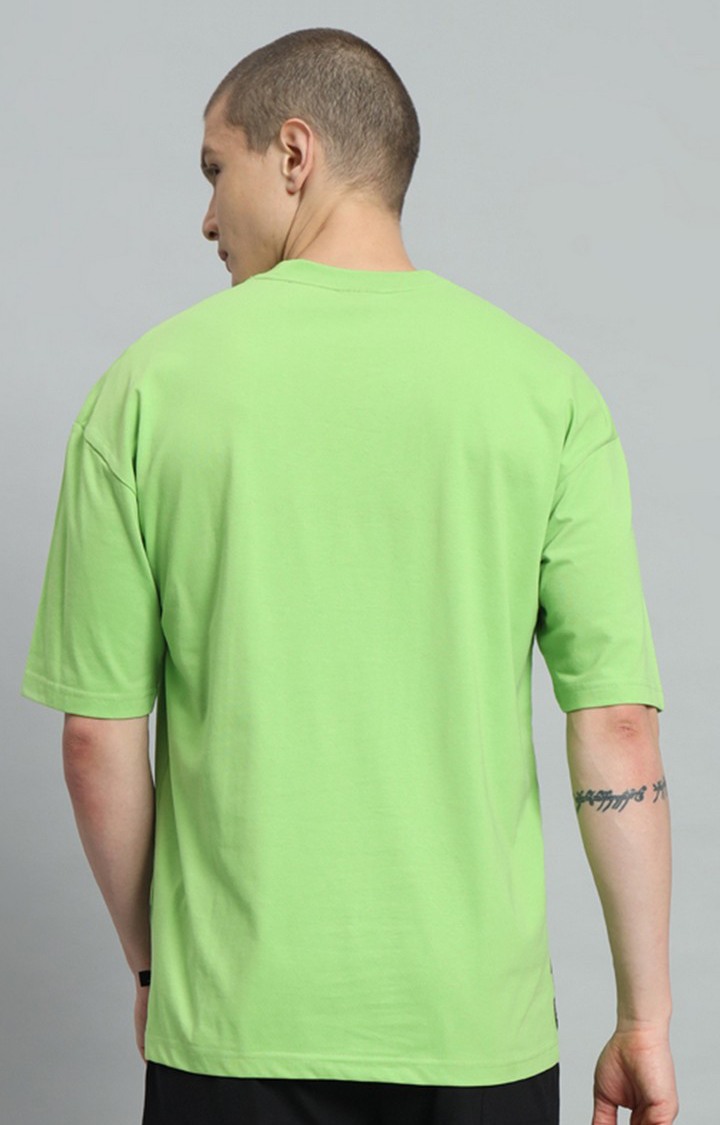 Men's Parrot Printed Oversized T-Shirts