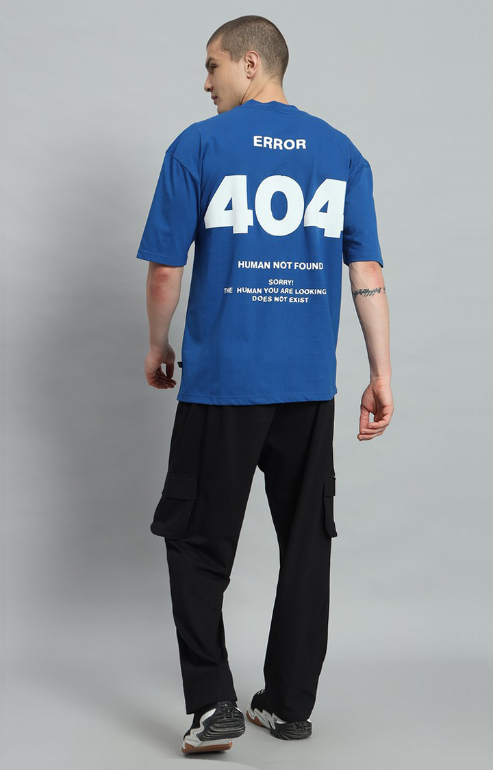 Men's Royal Printed Oversized T-Shirts