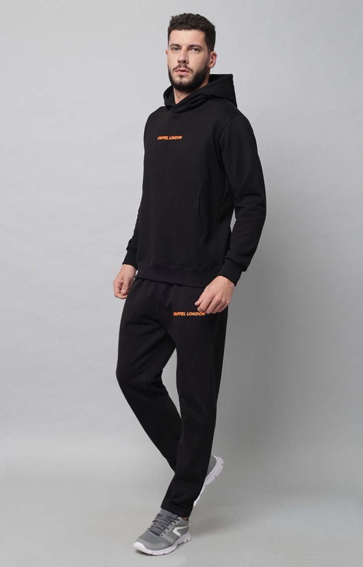 Men's Black  Tracksuits